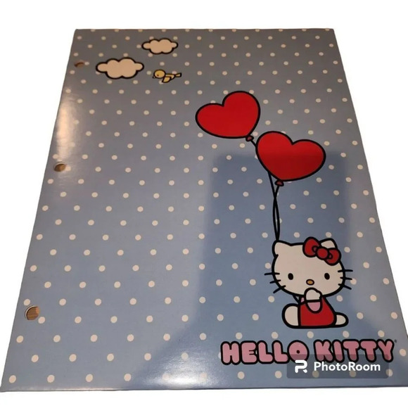 New Sanrio Hello Kitty 3 Ring Pocket Binder Lot Lot Of 3 - Picture 2 of 10